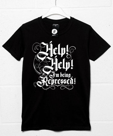 Help I'm Being Repressed Mens T-Shirt 8Ball